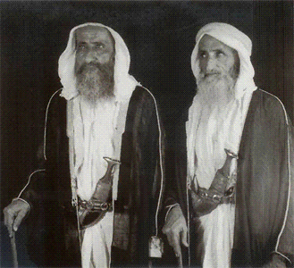 الشيخ سعيد والشيخ جمعة آل مكتوم، ١٩٥٠